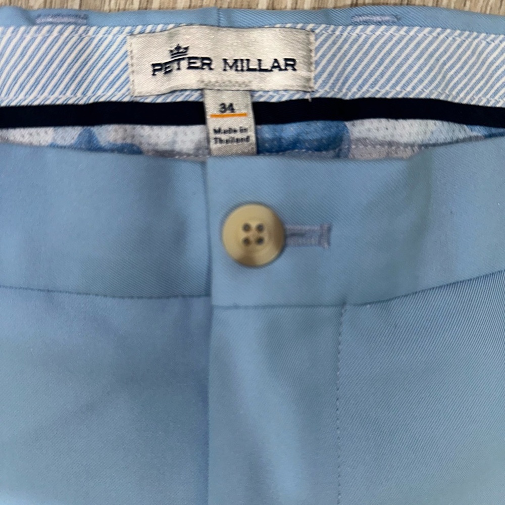 Peter Millar Golf Dry-fit Lot 3 Skull, Grey, Blue, Shorts 34 - Picture 4 of 16